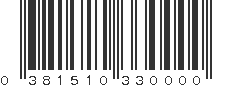 UPC 381510330000