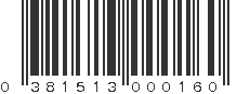 UPC 381513000160