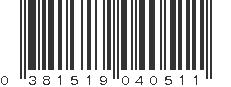 UPC 381519040511