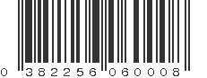 UPC 382256060008