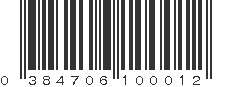 UPC 384706100012