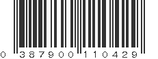 UPC 387900110429