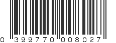 UPC 399770008027