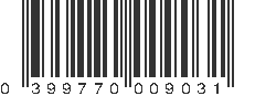 UPC 399770009031