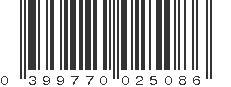 UPC 399770025086