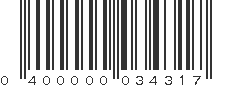 UPC 400000034317