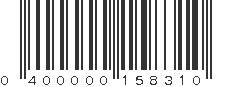 UPC 400000158310