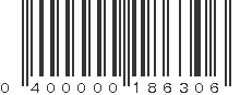 UPC 400000186306