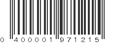 UPC 400001971215