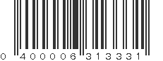 UPC 400006313331