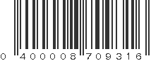 UPC 400008709316