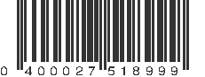 UPC 400027518999