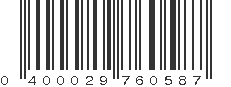 UPC 400029760587