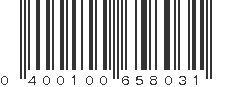 UPC 400100658031