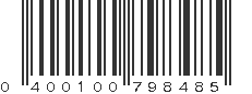 UPC 400100798485