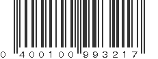 UPC 400100993217