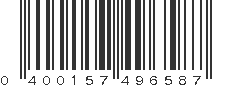 UPC 400157496587