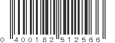 UPC 400182512566