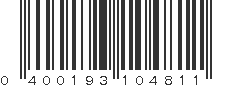 UPC 400193104811