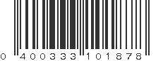 UPC 400333101878