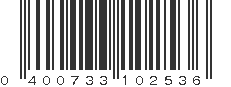 UPC 400733102536