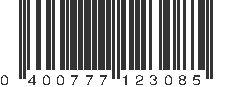 UPC 400777123085