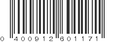 UPC 400912601171