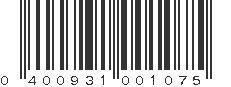 UPC 400931001075