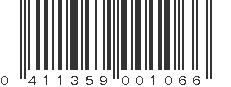 UPC 411359001066