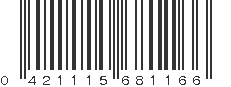 UPC 421115681166