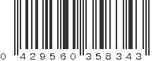 UPC 429560358343