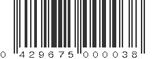 UPC 429675000038