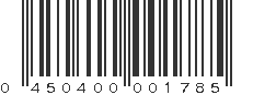 UPC 450400001785