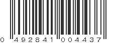 UPC 492841004437