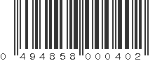 UPC 494858000402