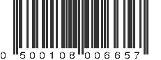 UPC 500108006657