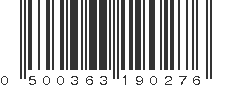 UPC 500363190276