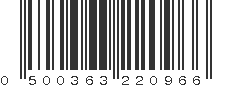 UPC 500363220966