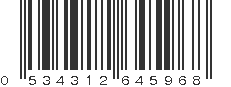 UPC 534312645968