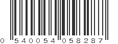 UPC 540054058287