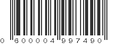 UPC 600004997490