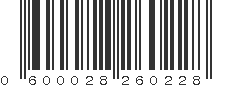 UPC 600028260228