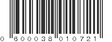 UPC 600038010721