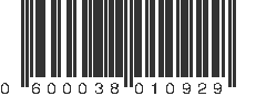 UPC 600038010929