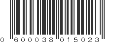 UPC 600038015023