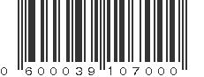 UPC 600039107000