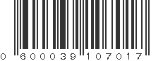 UPC 600039107017