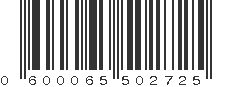 UPC 600065502725