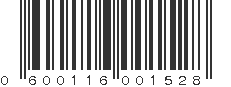 UPC 600116001528