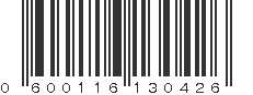 UPC 600116130426